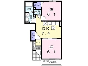 フレイム星の物件間取画像